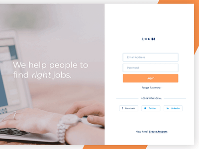 Login Dashboard clean design dashboard login ui ux