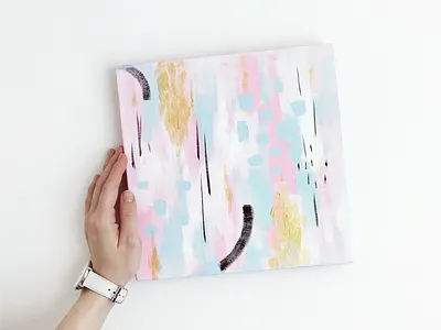 Canvas "The Sea Side" abstract abstract canvas abstract painting acrylic canvas color painting