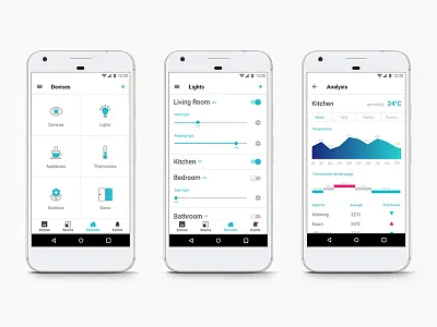 Switch App application home automation light control screens smart smart home switches
