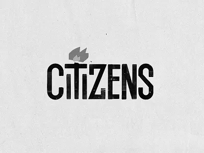 Citizens' brush citizen illustration illustrator lettering liberty photoshop type typography