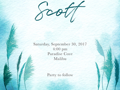 wedding invite snapshot invitation watercolor wedding wip