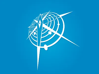 Pre-made LOGO for sale - Compass 01 box and needle compass design galaxy hong kong logistics logo logos mack chan minimalism pre made