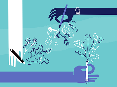 7 Truths of Running an Illustration Team illustration management medium plants teams ux