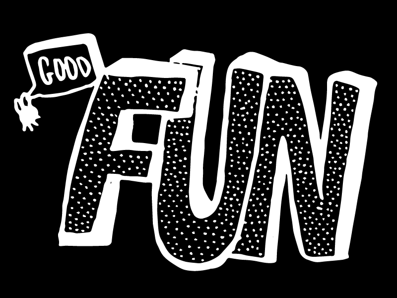 Good Fun - sticker design drawing fly illustration sticker