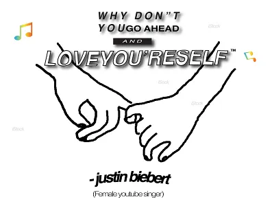 one tribute bands bieber hands justin vector