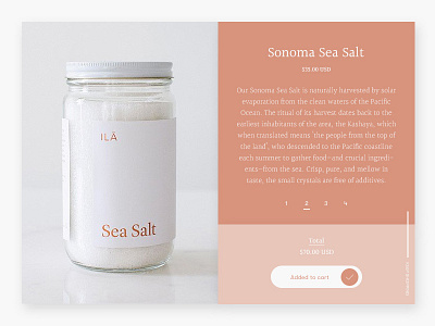 ILA cart photography product shopping ui