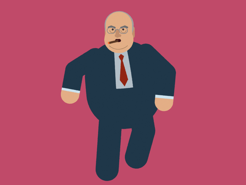 Fat Bastard fat man walk