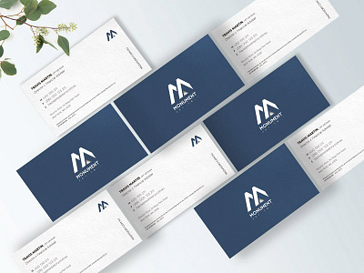 Monument Business Cards Design brand design brand identity branding branding design business card design business cards business stationary financial adviser business cards logo stationary design stylish brand