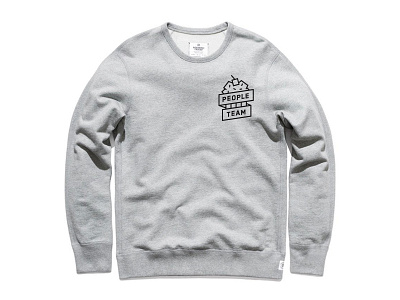 People Team Crew branding crew cupcake icon illustration sweatshirt