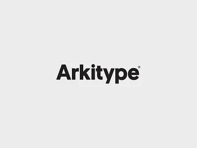 Arkitype Logo logo logotype minimal studio type type foundry