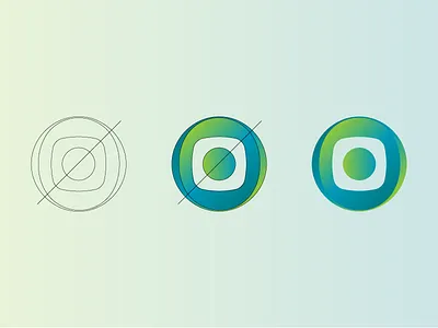 Button app button circle gradient icon play power