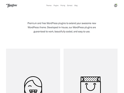 ThemeBeans 6.0 Plugins clean grid minimal plugins theme shop themebeans themes wordpress