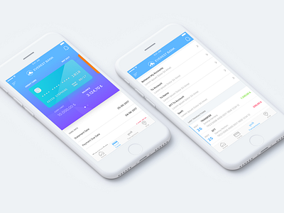 Everest Bank - Cards & Transactions app bank banking concept credit card design interface sketch transactions transfer ui ux
