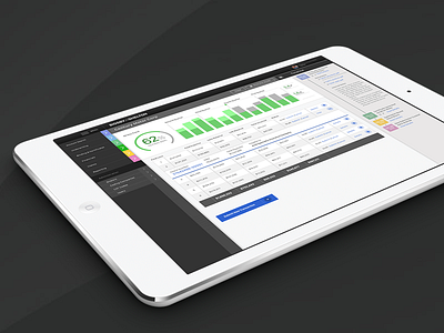 Tracking App Dashboard Concept / Exploration app dashboard data graph interface ipad stats tracking ui ux