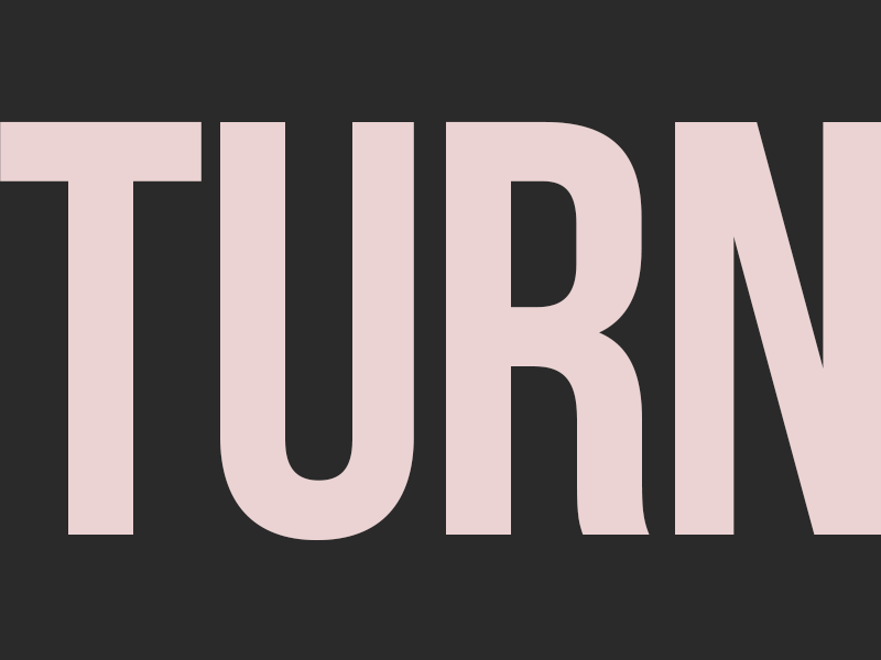 Turn on the light black custom rose sans serfi typography