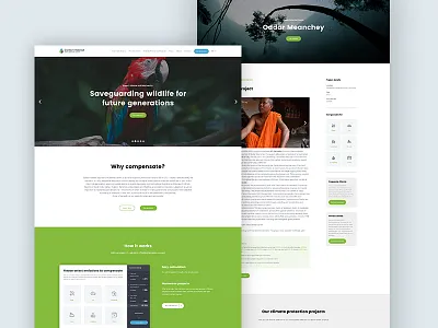 Carbon Habitat clean design flat web webdesign