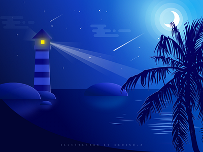 Lighthouse illustrations