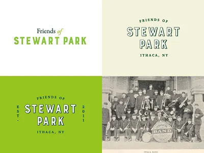 Park Type Explorations new york park retro type typography