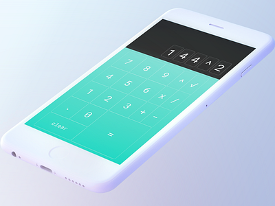 Daily UI 004: Calculator calculator dailyui dailyui004 simple