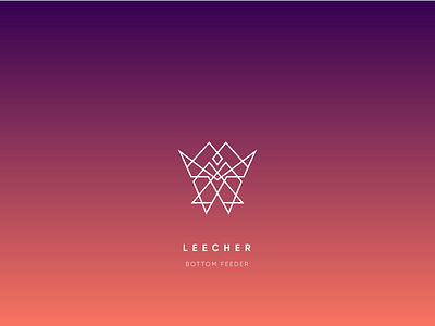 Leecher bottom bunny feeder gradient illustration illustrator leecher line minimal sam totem