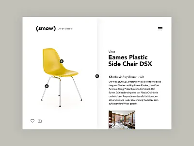 Design Classics app design interface ui