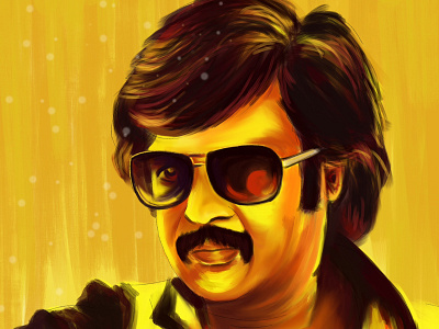 Rajinikanth - Digital Art digitalart illustration ipad procreate