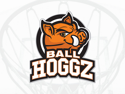 Ball Hoggz Logo brand branding icon identity illustrator logo logo design type typography