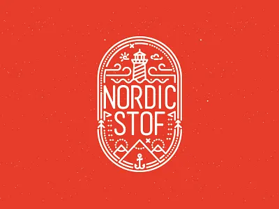 Nordic Stof brand fashion graphic hygge illustration logo nordic scandi typography