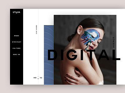 Utöva #2 agency clean design digital landing minimal ui ux web website