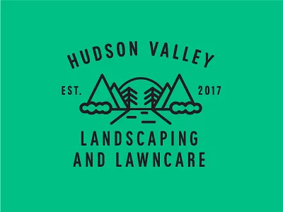 Hudson Valley Landscaping and Lawncare hudson valley illustration kingston landscaping lawncare nature upstate vector