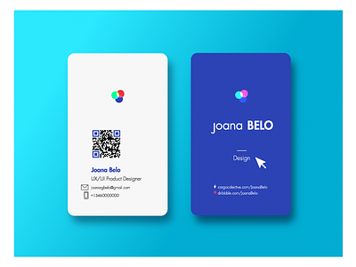 Business Card branding business card business cards color code contact contacts design digital branding personal branding printing design qr code rgb uxui design