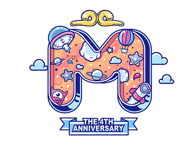 M anniversary m rocket ufo