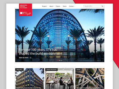 STV - Homepage architecture homepage photoshop user experience user interface web design