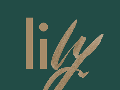 Lily (Futura + my handwriting) contrast futura green handwritten typography