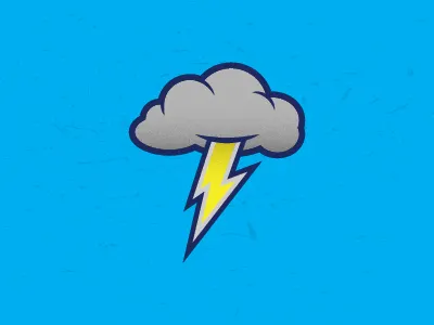 Lightning Bolt Lightning Bolt blue bolt cloud simple fun illustration lightning lightning bolt quick