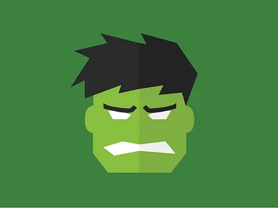 The Hulk avengers flat hulk illustration superheroes the hulk