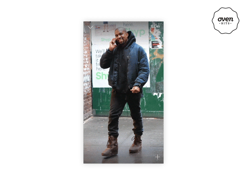 Vogue App - Slideshow Concept ai animation editorial ios ixd mobile mobile design motion ui ui kit user interface ux