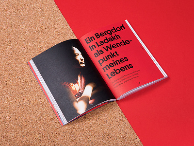 Wandern wirkt Typography biography book book design christian hlade editorial editorial design red studio marie zieger travel typography wandern wirkt