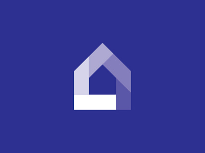 Glass Company Logo Concept blue building concept glass gradient logo logomark mark