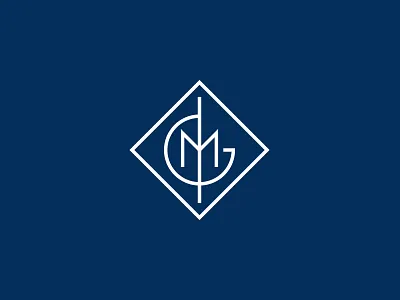 IGM Monogram blue concept initials logo logomark monogram type typography