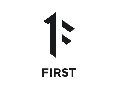 First Logo logo magic ratio minimalism negative space