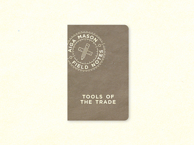 AIGA Mason Field Notes aiga aiga mason field notes graphic design guide book instructions notebook tool