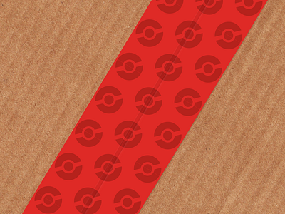 Pokeball Packing Tape packing pokemon stickermule tape