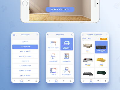 Decor App app blue decor decoration furniture