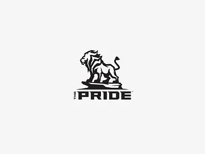 The Pride Community community graphic design lion logo design