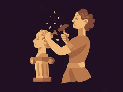 Think Smart art board game character design drawing figure game graphic design illustration sculpture