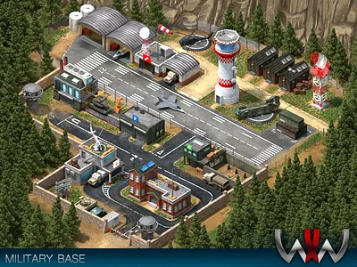 Military Base 3d browser games building f 22 medal military base plane ship strategy games submarine tank world war online