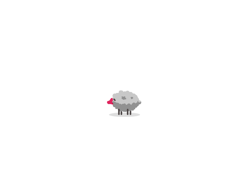 I believe i can fly animation illustration loading bar sheep