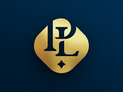Monogram Logo WIP brand design gold icon letters logo monogram texture type typography uppercase wip