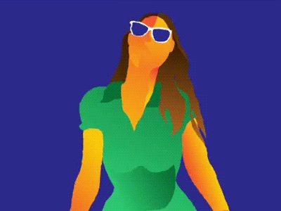 Bike Rotoscopy (Friday mood!) alvz animation bicycle bike design girl gradient jose andres motion rotoscope rotoscopy spring